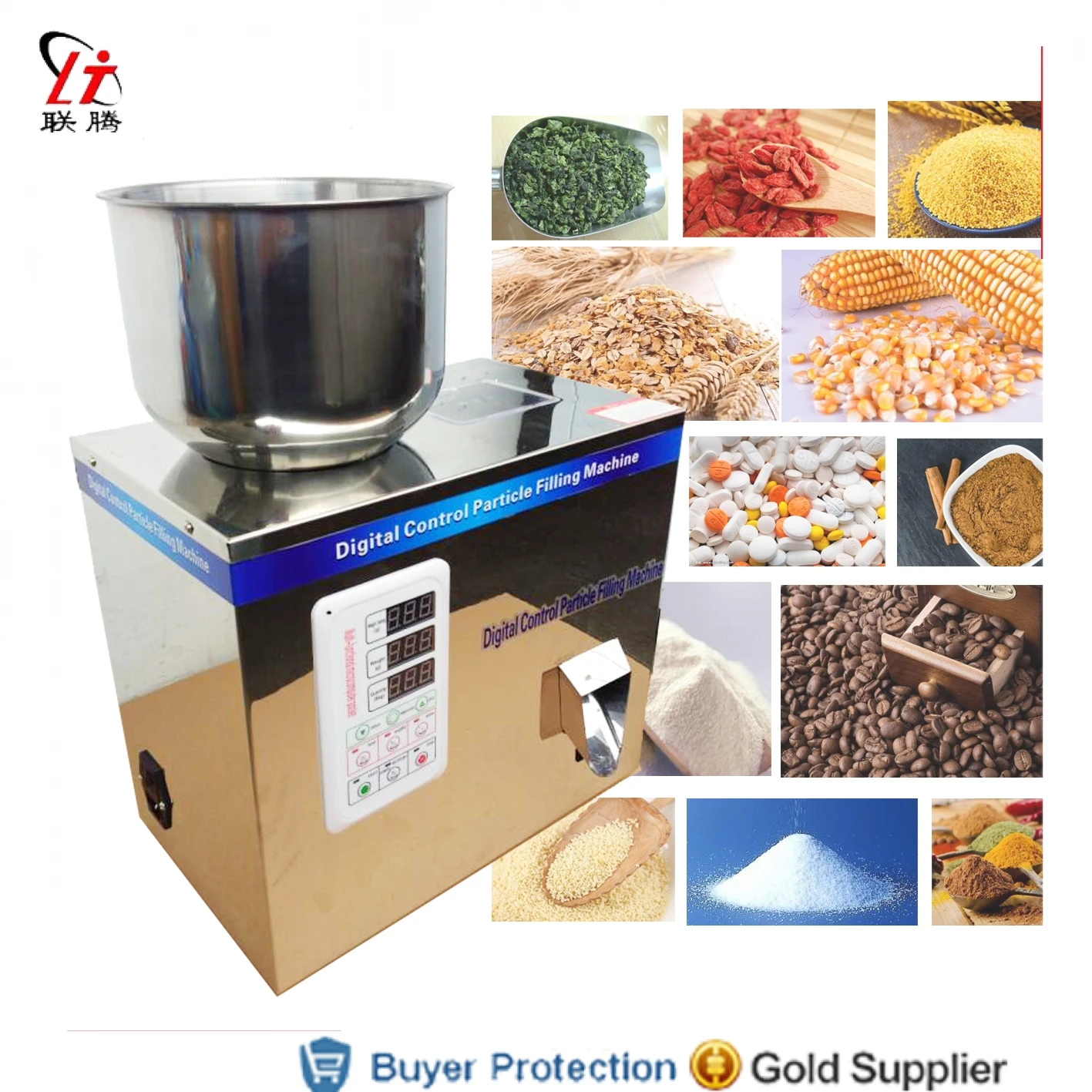 Tea Leaf Corn Grain Medicine Seed Salt Rice Weighing And Filling Machine Niblet Sesame Racking Machine Powder Capsules Filler
Tea Leaf Corn Grain Medicine Seed Salt Rice Weighing And Filling Machine Niblet Sesame Racking Machine Powder Capsules Filler