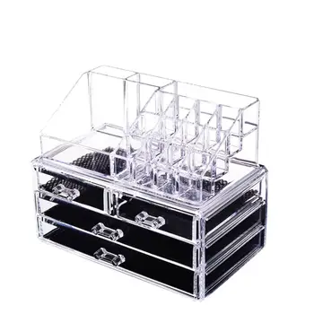 1pc 4 Tier Makeup Organizer Transparent Large Capacity Stackable Jewelry Make Up Cosmetic Organizer Storage Box Countertop
1pc 4 Tier Makeup Organizer Transparent Large Capacity Stackable Jewelry Make Up Cosmetic Organizer Storage Box Countertop