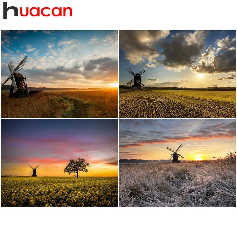 HUACAN Diamond Embroidery Sale 5d Diamond Painting New Arrivals Windmill Decor Home Landscape Picture Of Rhinestone
HUACAN Diamond Embroidery Sale 5d Diamond Painting New Arrivals Windmill Decor Home Landscape Picture Of Rhinestone