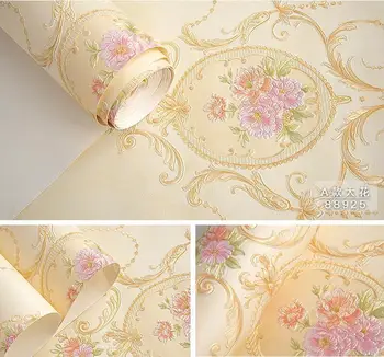 Deep Pastoral Non-woven Pink Wallpaper Thick European Embossed Papel De Parede 3d Flower Wallpaper Roll For Wedding Bedding Room
Deep Pastoral Non-woven Pink Wallpaper Thick European Embossed Papel De Parede 3d Flower Wallpaper Roll For Wedding Bedding Room