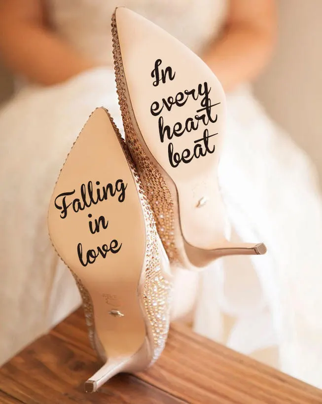 Falling In Love In Every Heart Beat Decal Forever Together Vinyl Sticker, Infinity Love Decal,wedding Gift For Bride Shoes Decor
Falling In Love In Every Heart Beat Decal Forever Together Vinyl Sticker, Infinity Love Decal,wedding Gift For Bride Shoes Decor