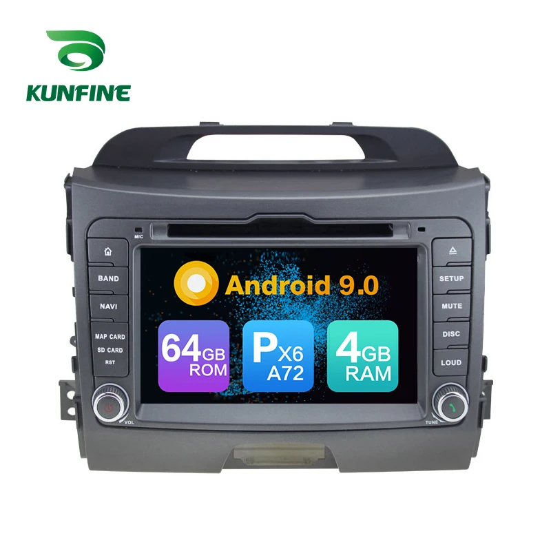 Android 9 0 Core PX6 A72 ОЗУ 4 Гб ПЗУ 64 ГБ Автомобильный DVD GPS мультимедийный плеер