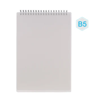 B5 Size Spiral Book Coil Notebook Dot Transparent PVC Cover for Sketch Diary Memo Simple Notebooks Office and School Stationary
B5 Size Spiral Book Coil Notebook Dot Transparent PVC Cover for Sketch Diary Memo Simple Notebooks Office and School Stationary