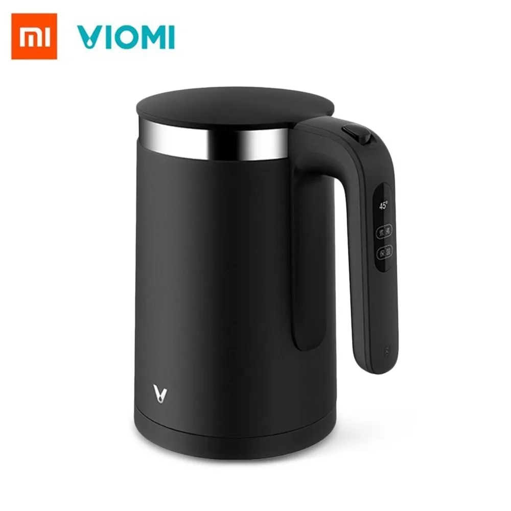 XIAOMI VIOMI Pro Electric Kettle Thermostat 1.5L 1800W Temperature Control Stainless Steel 5min Fast Boiling Water Kettle APP
XIAOMI VIOMI Pro Electric Kettle Thermostat 1.5L 1800W Temperature Control Stainless Steel 5min Fast Boiling Water Kettle APP
