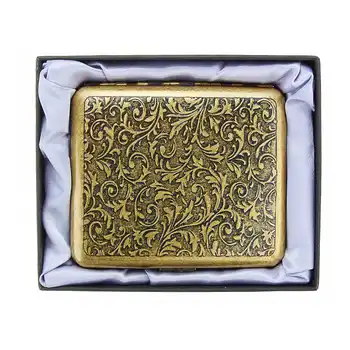 95x81x18mm Bronze 20pcs Tube Cigar Vintage Metal Cigarette Cases with Gift Box Portable Steel Holder Men Cigarette Accessories
95x81x18mm Bronze 20pcs Tube Cigar Vintage Metal Cigarette Cases with Gift Box Portable Steel Holder Men Cigarette Accessories