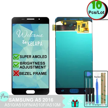 10 x Super AMOLED LCD For Samsung Galaxy A5 2017 A520 A520F SM-A520F Touch Screen Digitizer Assembly
10 x Super AMOLED LCD For Samsung Galaxy A5 2017 A520 A520F SM-A520F Touch Screen Digitizer Assembly