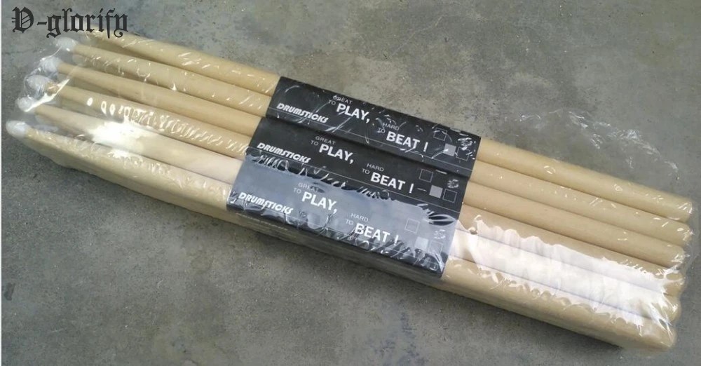 nylon tip 5A maple drum stick 12 pairs 
nylon tip 5A maple drum stick 12 pairs