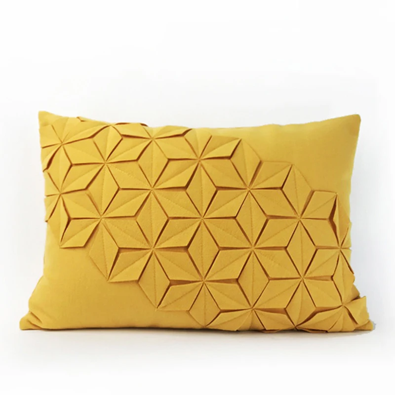 LUDA Creative Yellow Flowers Waist Pillow Cover Stereo Pleats Decorative Ruffles Cushion Pillowcase Without Core
LUDA Creative Yellow Flowers Waist Pillow Cover Stereo Pleats Decorative Ruffles Cushion Pillowcase Without Core