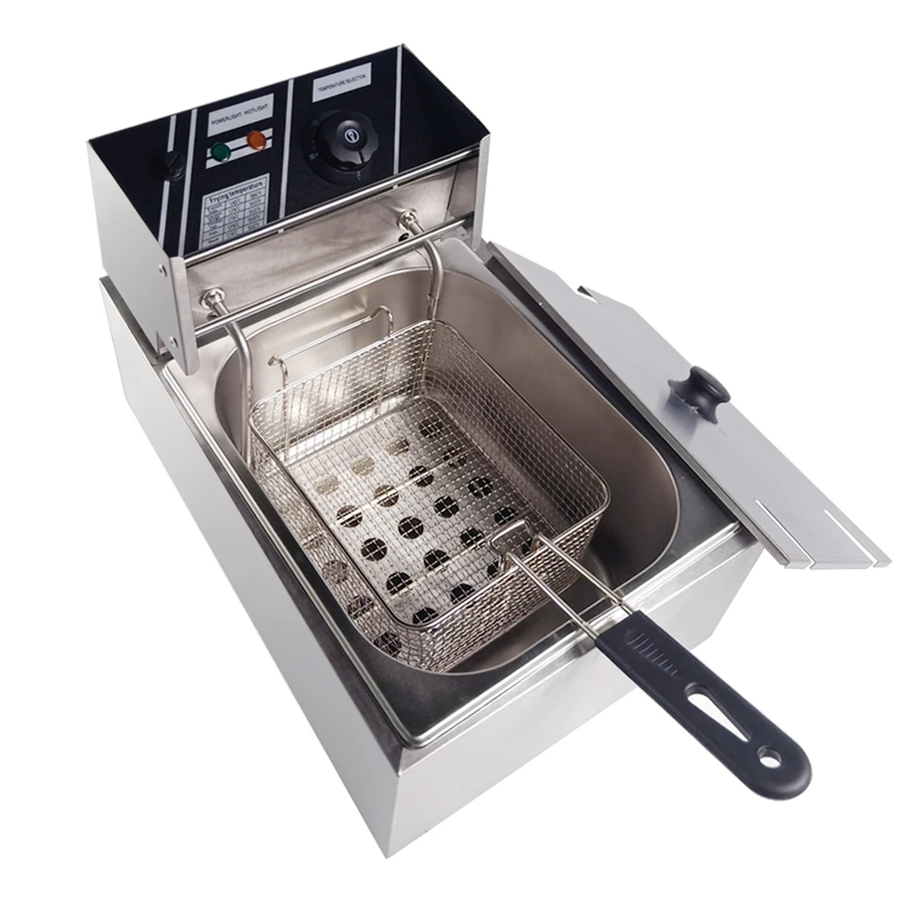 10L Electric Deep Fryer Frying Cooker Grill Stainless Steel Oil Fat Frying Machine For Frying Fish Potato Chips
10L Electric Deep Fryer Frying Cooker Grill Stainless Steel Oil Fat Frying Machine For Frying Fish Potato Chips