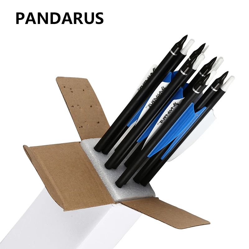 PANDARUS Archery arrow 28/30/32 Inch Spine 500 Carbon Practice Hunting Arrows Removable for Youth Compound Recurve Bow Target
PANDARUS Archery arrow 28/30/32 Inch Spine 500 Carbon Practice Hunting Arrows Removable for Youth Compound Recurve Bow Target
