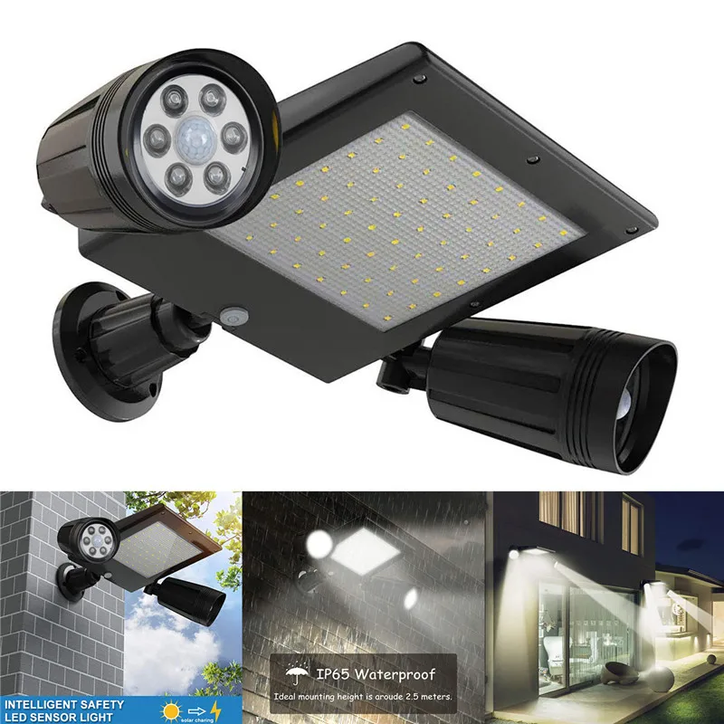 Wireless Battery Powered Motion Sensing LED Light Dual Head Security Spotlight 360° Rotatable Outdoor Motion Sensor Wall Lamp
Wireless Battery Powered Motion Sensing LED Light Dual Head Security Spotlight 360° Rotatable Outdoor Motion Sensor Wall Lamp