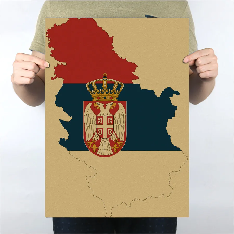 Hot sale Classic serbia Krafts paper map Poster art Wall Picture Canvas Picture Kid's Room Living Room Cafe Bar Decor 42X30cm
Hot sale Classic serbia Krafts paper map Poster art Wall Picture Canvas Picture Kid's Room Living Room Cafe Bar Decor 42X30cm