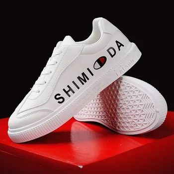 2019 Brand Men Shoes Men Casual Shoes Black Leather Fashion White Flat Shoes Lace Up Adult Sneakers Male Trainers Basket Homme
2019 Brand Men Shoes Men Casual Shoes Black Leather Fashion White Flat Shoes Lace Up Adult Sneakers Male Trainers Basket Homme