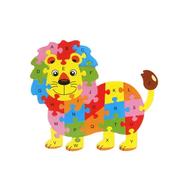 Kids Wooden Animal 26 Letter Puzzles Toys Children's Educational Toys Cartoon Animal Lion Elephant Jigsaw Puzzle Kids Toy Gifts
Kids Wooden Animal 26 Letter Puzzles Toys Children's Educational Toys Cartoon Animal Lion Elephant Jigsaw Puzzle Kids Toy Gifts