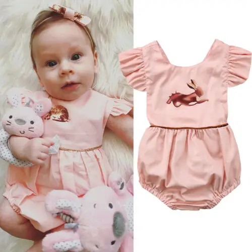 Toddler Infant Cute Baby Girl Clothes Easter Rabbit Print Romper Clothes One-Pieces
Toddler Infant Cute Baby Girl Clothes Easter Rabbit Print Romper Clothes One-Pieces