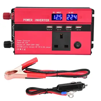 Car Vehicle Power Inverter 300w/600W 12V/220V Vehicle-mounted Inverter LED Display Electric Cigarette Charge Conversion
Car Vehicle Power Inverter 300w/600W 12V/220V Vehicle-mounted Inverter LED Display Electric Cigarette Charge Conversion