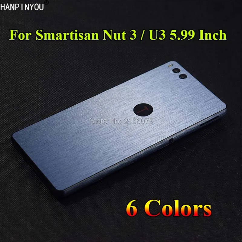 For Smartisan Nut 3 Nut3 / U3 5.99" Full Cover Body Back Brushed Metal Decal Skin Phone Protective Film Wire Drawing Sticker
For Smartisan Nut 3 Nut3 / U3 5.99" Full Cover Body Back Brushed Metal Decal Skin Phone Protective Film Wire Drawing Sticker