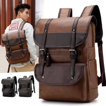 New Men Waterproof Student Computer Backpack High Quality Leather Backpacks mochila School Anti-theft Bag Travel Large Capacity
New Men Waterproof Student Computer Backpack High Quality Leather Backpacks mochila School Anti-theft Bag Travel Large Capacity