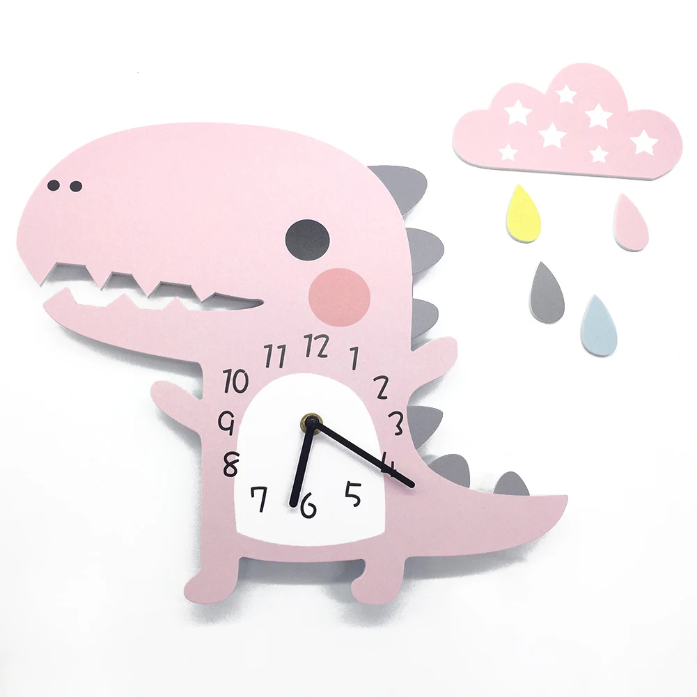 Nordic Children'S Room Living Room Silent Clock Stereo Cartoon Creative Dinosaur Hanging Clock Kindergarten Quartz Wall Clock
Nordic Children'S Room Living Room Silent Clock Stereo Cartoon Creative Dinosaur Hanging Clock Kindergarten Quartz Wall Clock