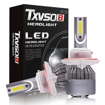 2pcs H13 T2 Bulbs Car LED Headlight Kit White Light Auto Driving Beam 6000K 55W Conversion Bulbs Kit
2pcs H13 T2 Bulbs Car LED Headlight Kit White Light Auto Driving Beam 6000K 55W Conversion Bulbs Kit