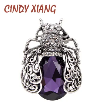 CINDY XIANG 3 Colors Choose Crystal Bug Brooches for Women Vintage Fashion Beetle Pins Hollow-out Style Brooch High Quality
CINDY XIANG 3 Colors Choose Crystal Bug Brooches for Women Vintage Fashion Beetle Pins Hollow-out Style Brooch High Quality