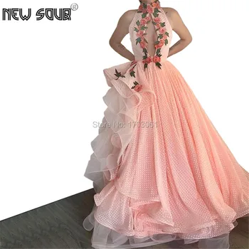 Pink Aibye Sleeveless Prom Dress Tiered Long Evening Dresses 2019 Arabic Couture Floral Formal Dress Abendkleider Robe De Soiree
Pink Aibye Sleeveless Prom Dress Tiered Long Evening Dresses 2019 Arabic Couture Floral Formal Dress Abendkleider Robe De Soiree