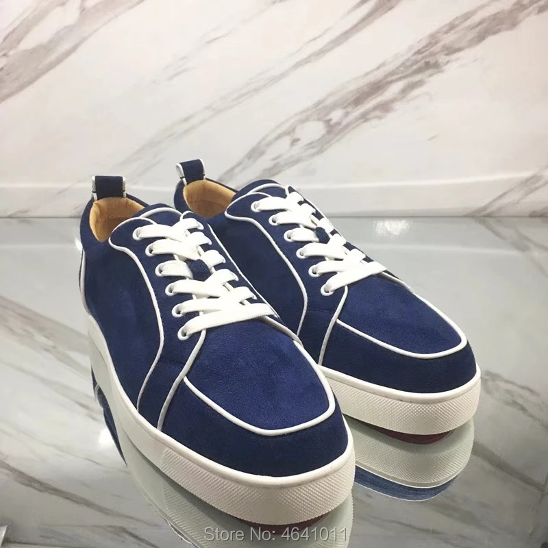 Lace-Up cl andgz patent leather red bottoms shoes low-Cut For Men Blue denim none Rivet casual lovers Sneakers Flat Loafers
Lace-Up cl andgz patent leather red bottoms shoes low-Cut For Men Blue denim none Rivet casual lovers Sneakers Flat Loafers