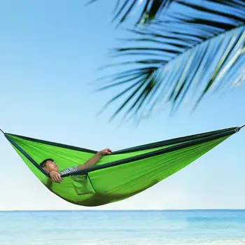 New Portable Nylon Hammock 300 X 200cm Parachute Fabric For Travel Hiking Backpacking Camping Max bearing weight 250kg
New Portable Nylon Hammock 300 X 200cm Parachute Fabric For Travel Hiking Backpacking Camping Max bearing weight 250kg