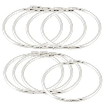 8 pieces 3.1 inch Diameter Staple Book Binder Loose Leaf Single Sheet Rings Keychain
8 pieces 3.1 inch Diameter Staple Book Binder Loose Leaf Single Sheet Rings Keychain