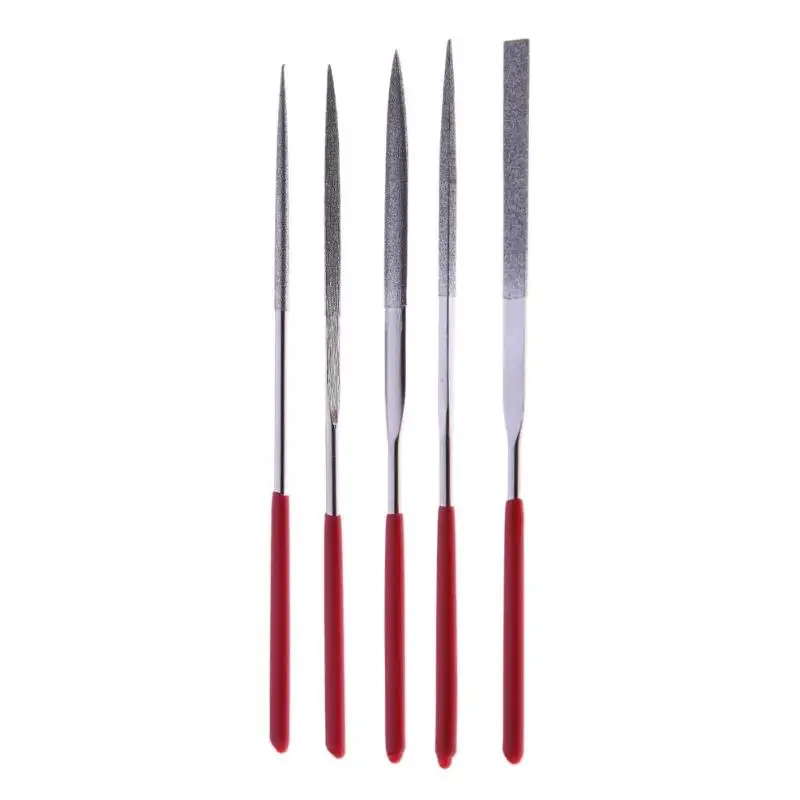 5 in 1 Diamond Stainless Steel Mini Needle File Set Handy Tools for Ceramic Glass Gem Stone Hobbies and Crafts
5 in 1 Diamond Stainless Steel Mini Needle File Set Handy Tools for Ceramic Glass Gem Stone Hobbies and Crafts