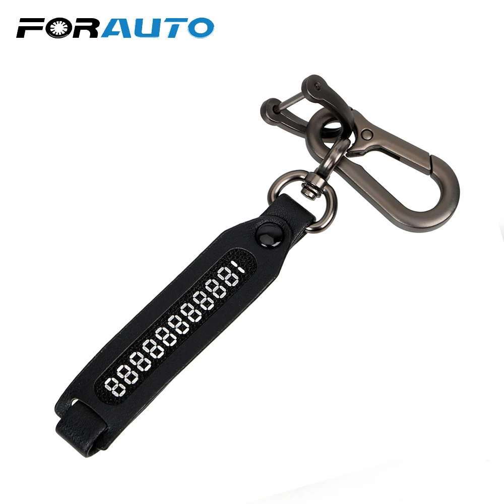 FORAUTO Anti-lost Keychain Car Key Ring Anti-rope Key Chain Keyring Buckle Phone Number Phone Number Sign Pendant PU Leather
FORAUTO Anti-lost Keychain Car Key Ring Anti-rope Key Chain Keyring Buckle Phone Number Phone Number Sign Pendant PU Leather