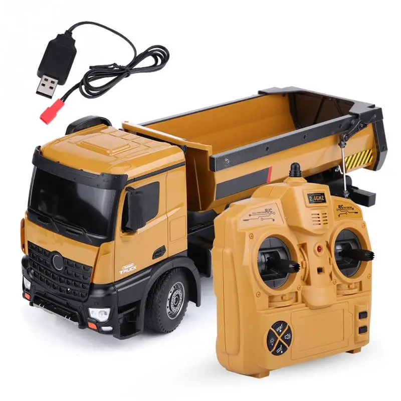 Hot Sale HUINA 1573 1/14 Scale 2.4GHz RC Dumping Truck Remote Control Engineering Vehicle Toys For Children Kids Boys Gift
Hot Sale HUINA 1573 1/14 Scale 2.4GHz RC Dumping Truck Remote Control Engineering Vehicle Toys For Children Kids Boys Gift