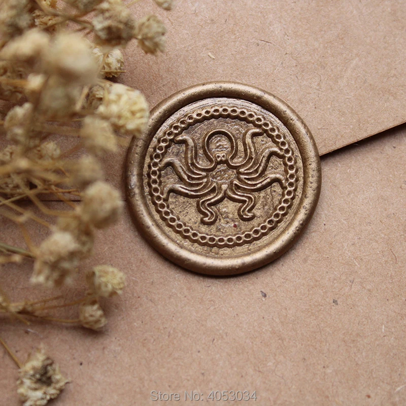 OCTOPUS Wax Stamp Seal Stamping Marine Ocean Animal Wedding Invitation Seals
OCTOPUS Wax Stamp Seal Stamping Marine Ocean Animal Wedding Invitation Seals