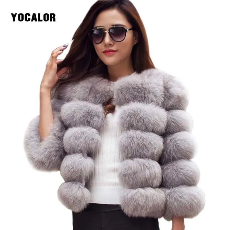 YOCALOR Faux Fur Coat Mink Fur Coats Winter Jacket Women Elegant Thick Warm Outerwear Fake Fur Jacket Women Parka Female Coat
YOCALOR Faux Fur Coat Mink Fur Coats Winter Jacket Women Elegant Thick Warm Outerwear Fake Fur Jacket Women Parka Female Coat