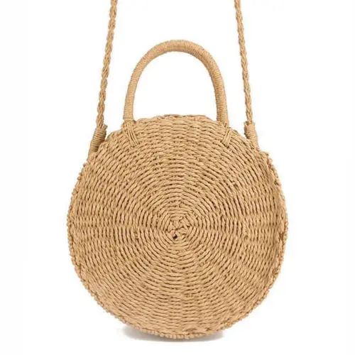 2019 Lovely Beach Travel Bag Round Handwoven Rattan Circle Women Ladies Handbags Bamboo Straw Crossbody Bags Shoulder Bags
2019 Lovely Beach Travel Bag Round Handwoven Rattan Circle Women Ladies Handbags Bamboo Straw Crossbody Bags Shoulder Bags