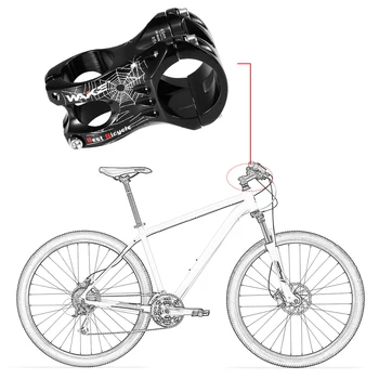 Bicycle Handlebar Stem Adjustable Aluminum Alloy Mountain Bike MTB Stem Bicycle Wheel Steering Cycling Clamp Stem 31.8MM 35MM
Bicycle Handlebar Stem Adjustable Aluminum Alloy Mountain Bike MTB Stem Bicycle Wheel Steering Cycling Clamp Stem 31.8MM 35MM