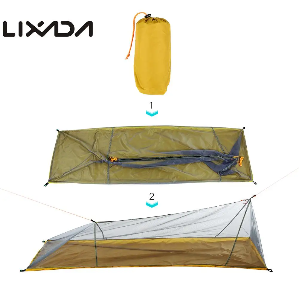 Lixada Outdoor Camping Tent Ultralight Mesh Tent 1-2 Person Mosquito Insect Bug Repellent Net Hanging Sleeping Bed Net
Lixada Outdoor Camping Tent Ultralight Mesh Tent 1-2 Person Mosquito Insect Bug Repellent Net Hanging Sleeping Bed Net