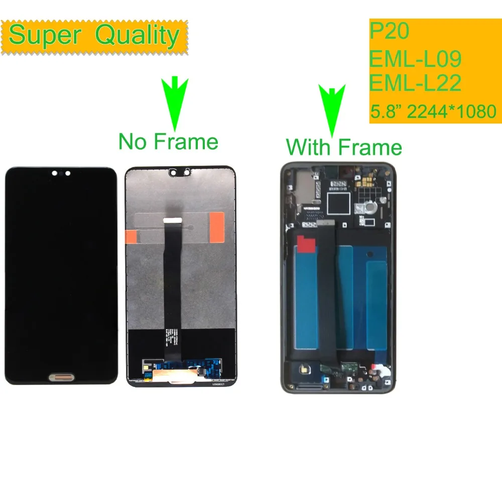 10Pcs/lot ORIGINAL For Huawei P20 LCD Display Touch Screen Digitizer LCD With Frame P20 LCD Screen EML-L09 EML-L22 EML-L29
10Pcs/lot ORIGINAL For Huawei P20 LCD Display Touch Screen Digitizer LCD With Frame P20 LCD Screen EML-L09 EML-L22 EML-L29