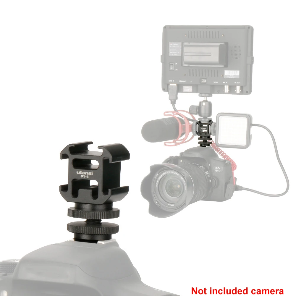 Adapter Hot Shoe Mount Video Light Multifunction With BY-MM1 Microphone Monitor Black Holder Converter Metal For DSLR Camera
Adapter Hot Shoe Mount Video Light Multifunction With BY-MM1 Microphone Monitor Black Holder Converter Metal For DSLR Camera