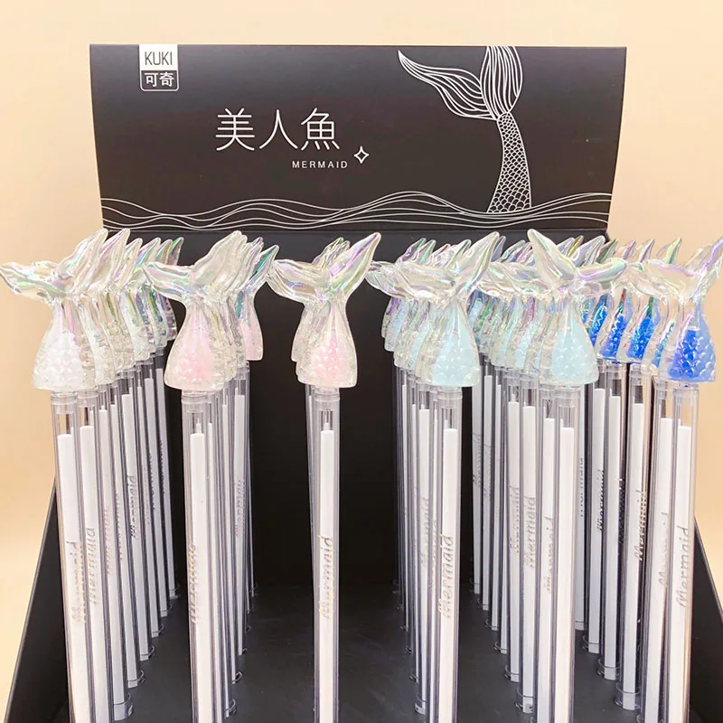 1PC Cute Pens 0.5mm Novelty Mermaid Tail Gel Pens Black Ink Neutral Pens For Girls Gifts School Office Supplies Stationery
1PC Cute Pens 0.5mm Novelty Mermaid Tail Gel Pens Black Ink Neutral Pens For Girls Gifts School Office Supplies Stationery