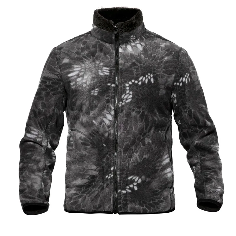 Men Winter Windproof Warm Camouflage Fleece Jacket Outdoor Riding Climbing Sports Hiking Thermal Stand Collar Double Face Coat
Men Winter Windproof Warm Camouflage Fleece Jacket Outdoor Riding Climbing Sports Hiking Thermal Stand Collar Double Face Coat