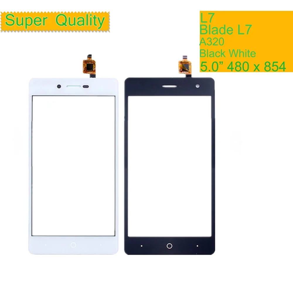 10Pcs/lot Touch Screen Digitizer For ZTE Blade L7 A320 A 320 Touch Panel Touchscreen Lens Front Glass Sensor NO LCD L7 A320
10Pcs/lot Touch Screen Digitizer For ZTE Blade L7 A320 A 320 Touch Panel Touchscreen Lens Front Glass Sensor NO LCD L7 A320