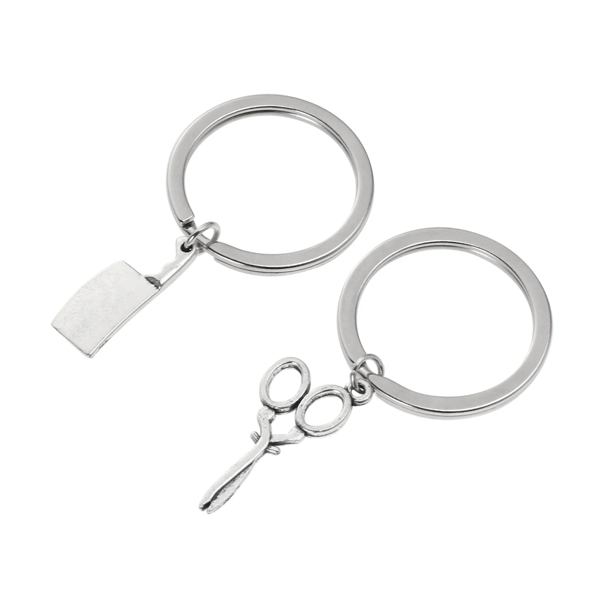 2pcs Keychains Mini Tools Shaped Creative Purse Keychain Knife Scissors Keyring Key Holder Key Ring for Women Men
2pcs Keychains Mini Tools Shaped Creative Purse Keychain Knife Scissors Keyring Key Holder Key Ring for Women Men