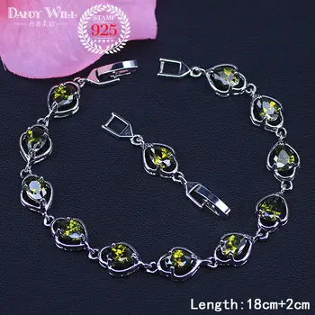 New Trendy 2018 Oliva Green Cubic Zirconia Jewelry Silver Color Pear Charm CZ Crystal Female Bracelets Bangles For Women
New Trendy 2018 Oliva Green Cubic Zirconia Jewelry Silver Color Pear Charm CZ Crystal Female Bracelets Bangles For Women