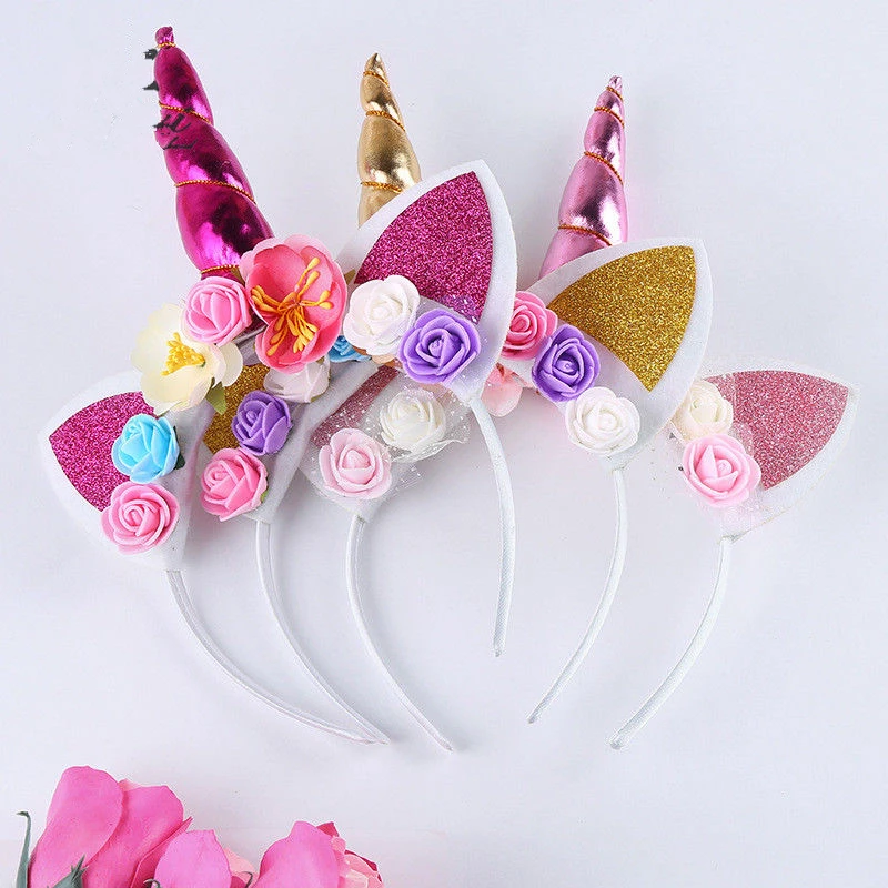 New Cute Kids Girl Baby Unicorn Horn Headband Hair Band Accessories Headwear Head Wrap Sweet Floral Sequined Soft Hair Sticks
New Cute Kids Girl Baby Unicorn Horn Headband Hair Band Accessories Headwear Head Wrap Sweet Floral Sequined Soft Hair Sticks