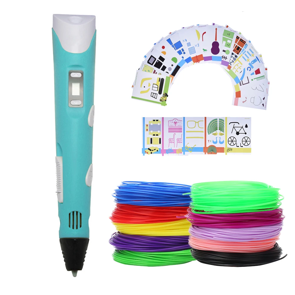 3D Pen Adjustable Speed & Temperature with 100m ABS 1.75mm Filament Smart 3d Printing Drawing pen LED Display for the Kids gifts
3D Pen Adjustable Speed & Temperature with 100m ABS 1.75mm Filament Smart 3d Printing Drawing pen LED Display for the Kids gifts