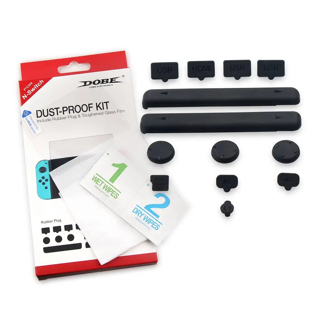 DOBE for Switch / NS Games Accessories Kits NS Game HD Tempered Glass Screen Protector Dust Proof Joysticks Games Accessories
DOBE for Switch / NS Games Accessories Kits NS Game HD Tempered Glass Screen Protector Dust Proof Joysticks Games Accessories