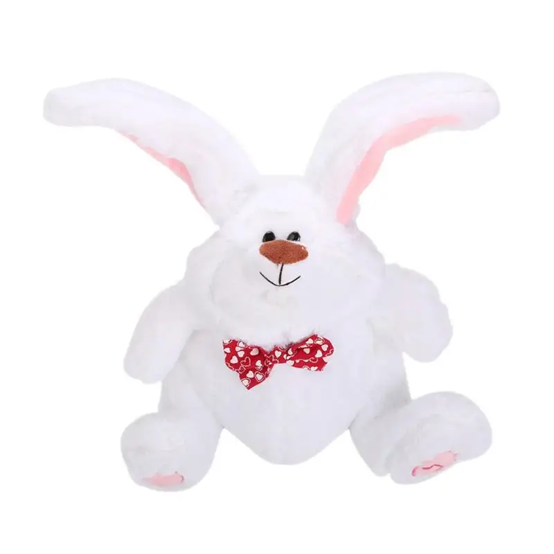 

Easter Bunny Electric Lovely Dancing Singing Shaking Head Cartoon Long Ears Rabbit Plush Toys for Children Adorable Easter Gifts