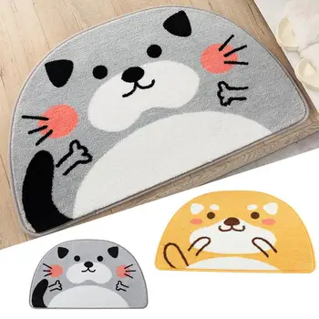 Durable Cute Pet Pattern Water Absorbent Door Mat Semi-Circular Home Flocking Anti-Slip Pad for Home Bathroom
Durable Cute Pet Pattern Water Absorbent Door Mat Semi-Circular Home Flocking Anti-Slip Pad for Home Bathroom