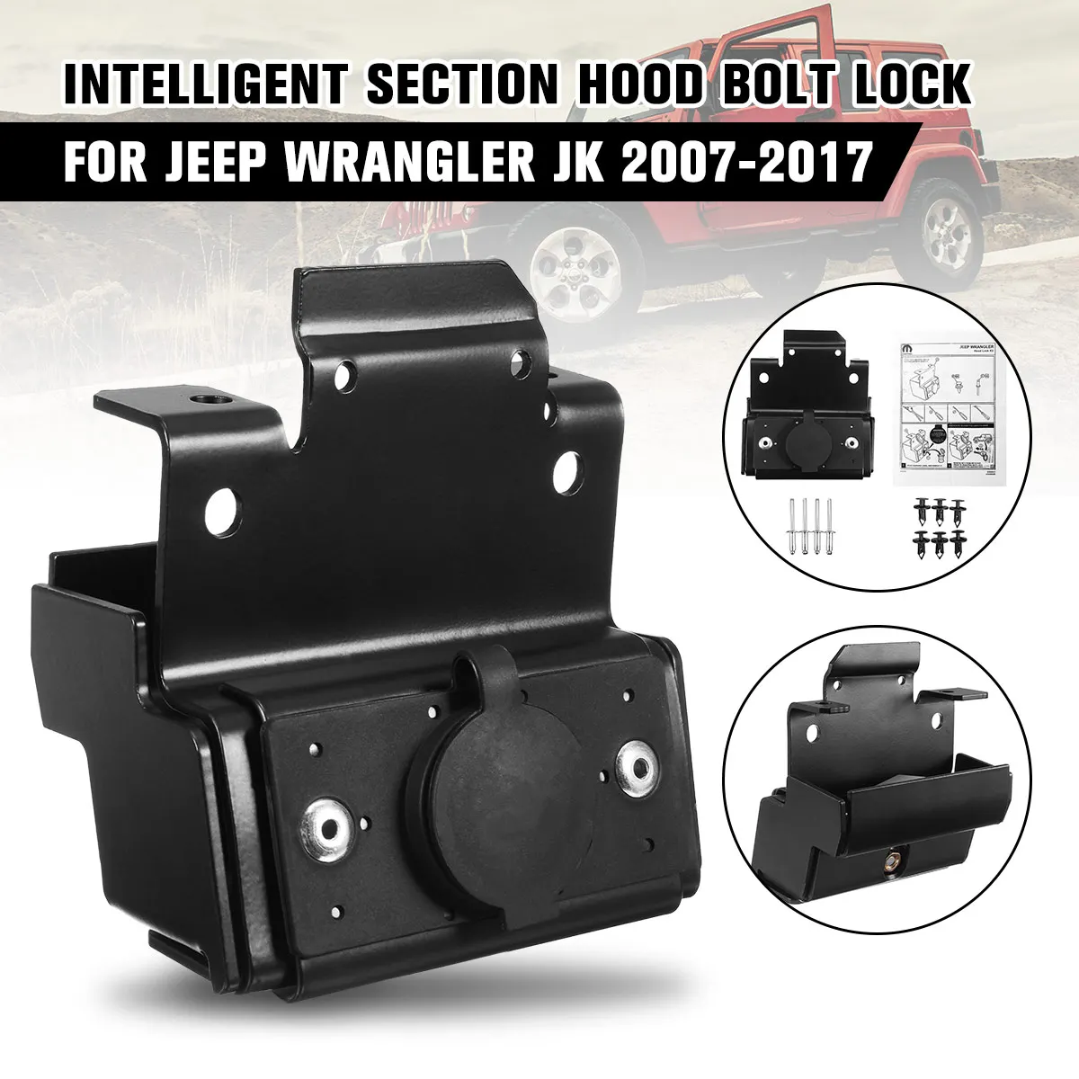 Front Intelligent Section Hood Bolt Lock For Jeep for Wrangler JK 2007-2017 Car Auto Accessories Replacement Parts 7026128
Front Intelligent Section Hood Bolt Lock For Jeep for Wrangler JK 2007-2017 Car Auto Accessories Replacement Parts 7026128